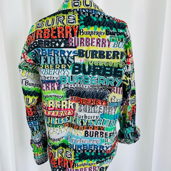 Authentic Burberry cotton button shirt Unisex Limited edition. - Picture 3 of 10